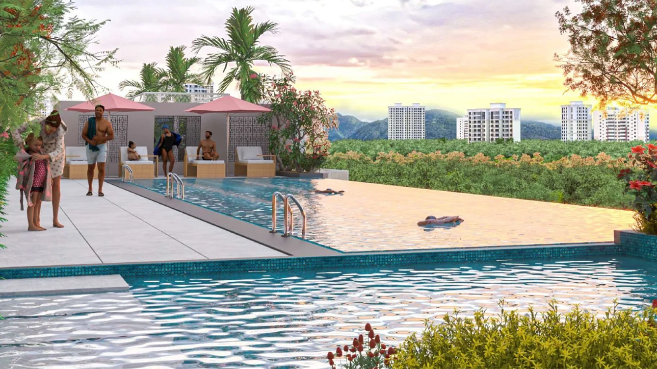 Oree Cloud 28 Bhugaon Swiming Pool Image